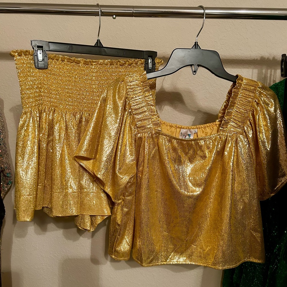 ***SOLD***Queen of Sparkle Short Set